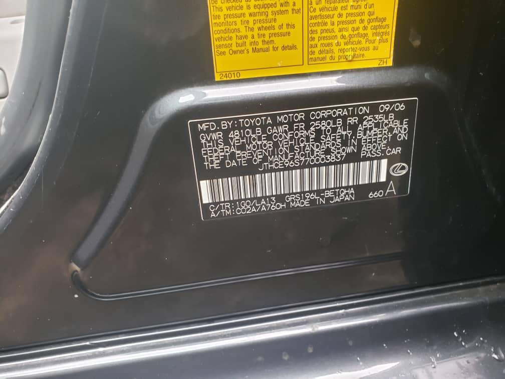 2007 Lexus GS350