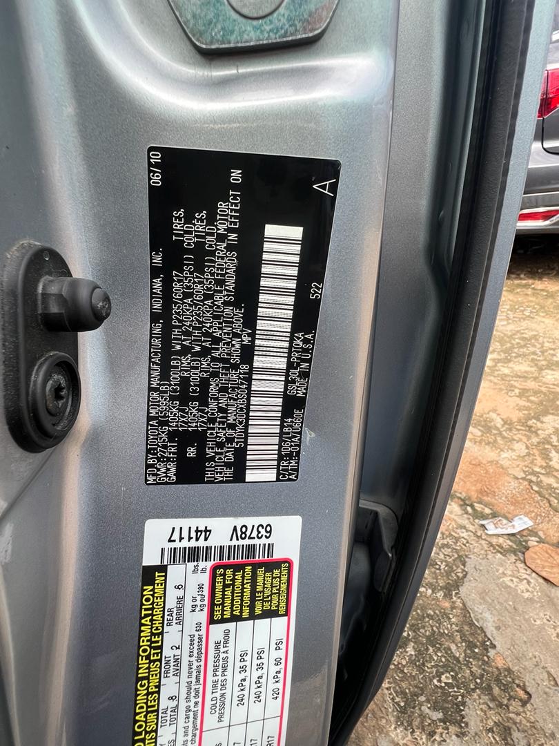 2012 Toyota Sienna